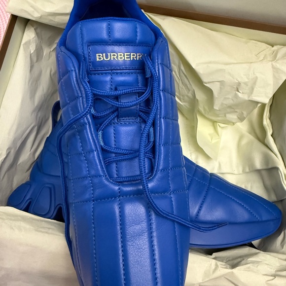 Burberry Blue Trainers - Picture 3 of 10